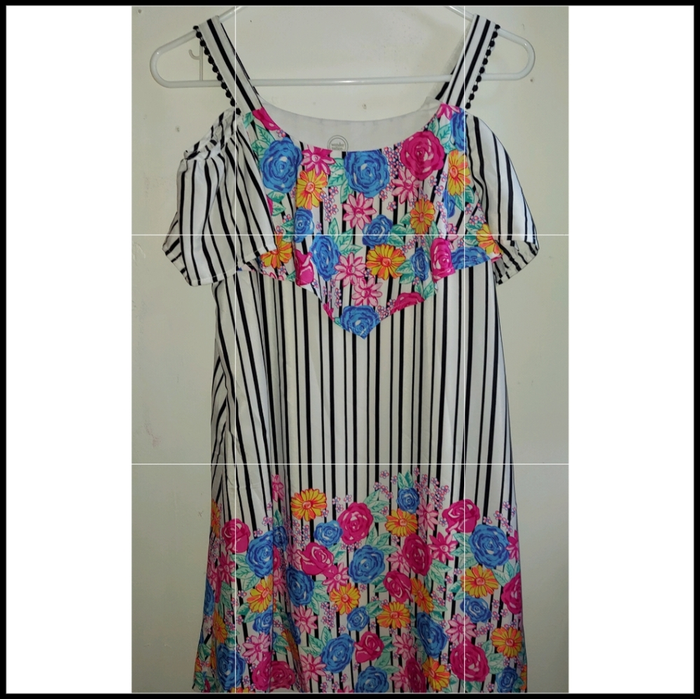 cute colorful flowery dress